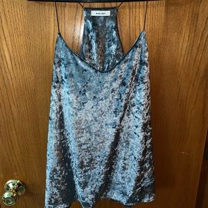 NWOT Gray Velvet Tank